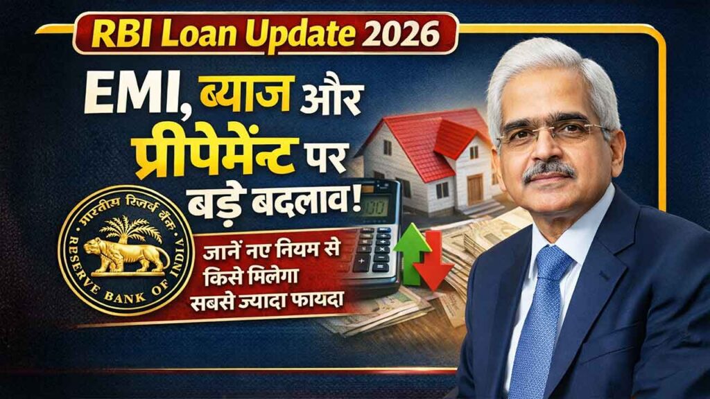 RBI Loan Update 2026: EMI, ब्याज और प्रीपेमेंट पर बड़े बदलाव! जानें नए नियम से किसे मिलेगा सबसे ज्यादा फायदा